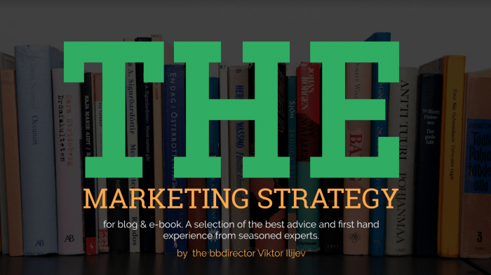 marketing strategy for an ebook