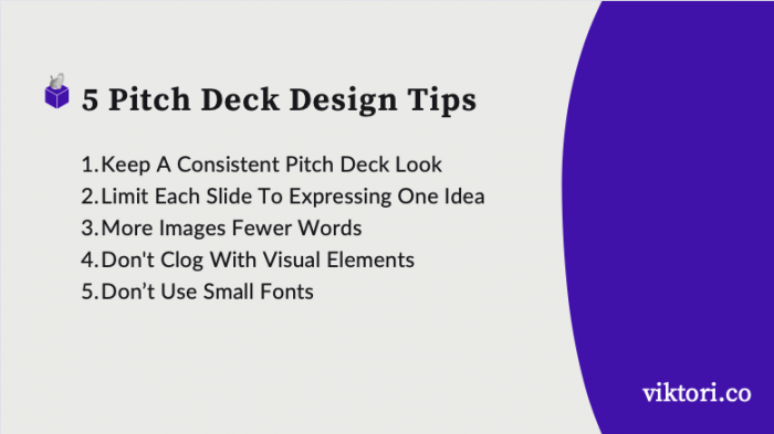 pitch deck design tips