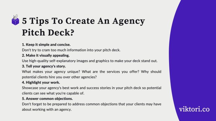 5 tips to create an agency pitch deck
